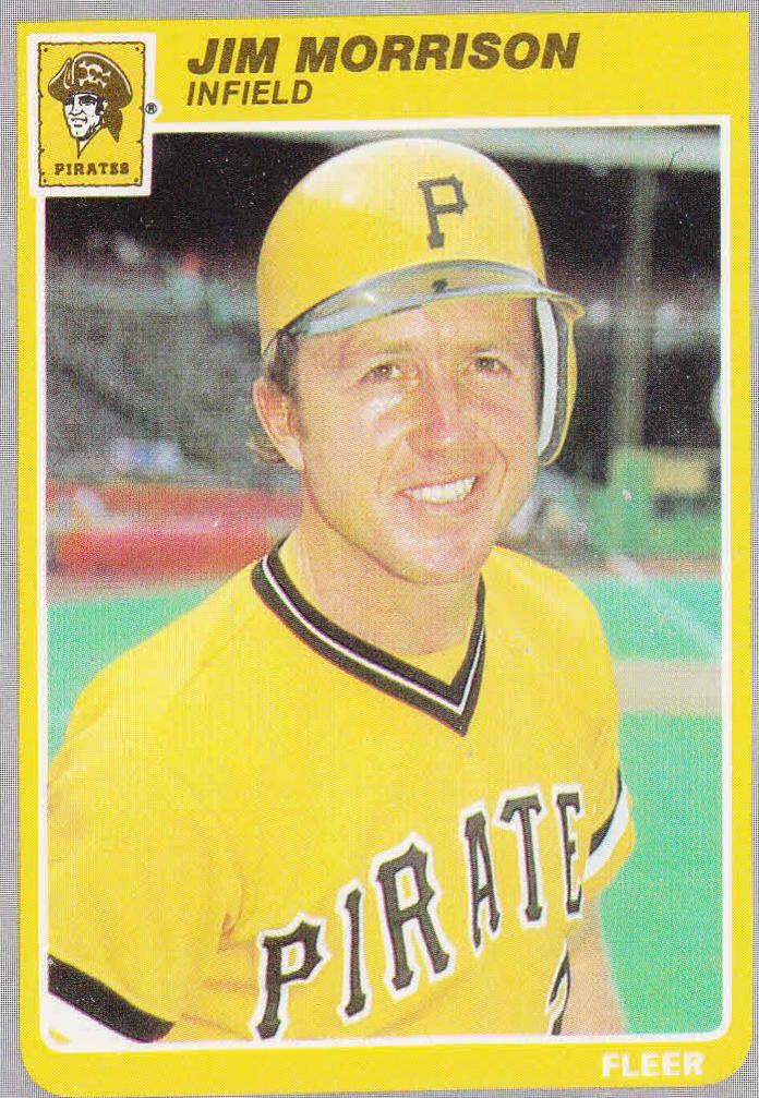 Jim Morrison #471 1985 Fleer Baseball