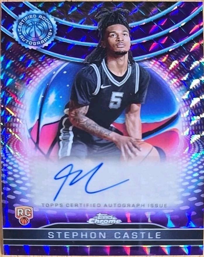 Stephon Castle [Purple Geometric Refractor] #TCA-SCA Prices | 2024