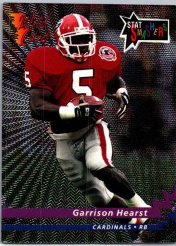 Garrison Hearst #ESS-75 Football Cards 1993 Wild Card Stat Smashers