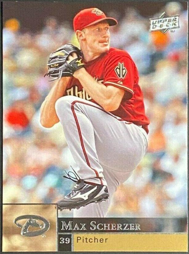 Max Scherzer #11 Baseball Cards 2009 Upper Deck