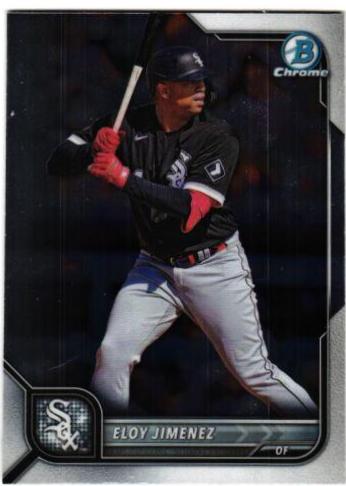 Eloy Jimenez #1 Baseball Cards 2022 Bowman Chrome