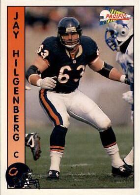 Jay Hilgenberg #31 Football Cards 1992 Pacific