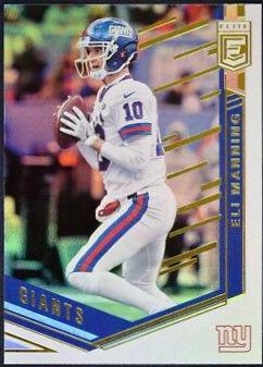 Eli Manning #5 Football Cards 2018 Panini Donruss Elite