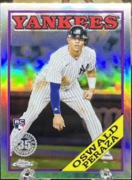 Oswald Peraza #88BC-16 Baseball Cards 2023 Topps Chrome 1988