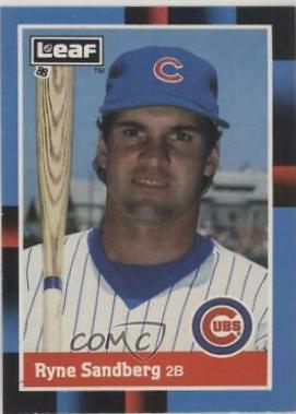 Ryne Sandberg #207 Baseball Cards 1988 Leaf