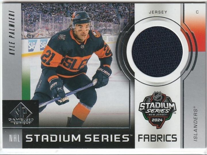 Kyle Palmieri #GSF-8 Hockey Cards 2024 SP Game Used Stadium Series Fabrics