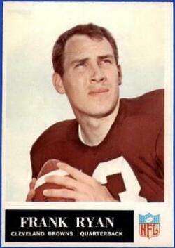 Frank Ryan #39 Football Cards 1965 Philadelphia