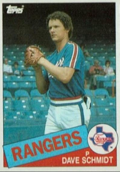 1985 Topps Dave Schmidt #313 card