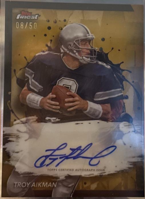 Troy Aikman [Gold Refractor] #FA-TA