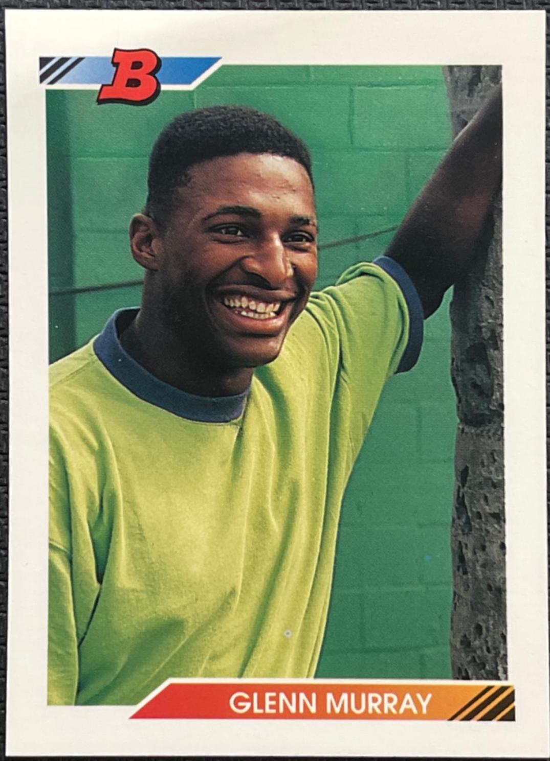 Glenn Murray #289 Baseball Cards 1992 Bowman