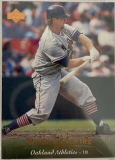 Mark McGwire #35 Baseball Cards 1995 Upper Deck
