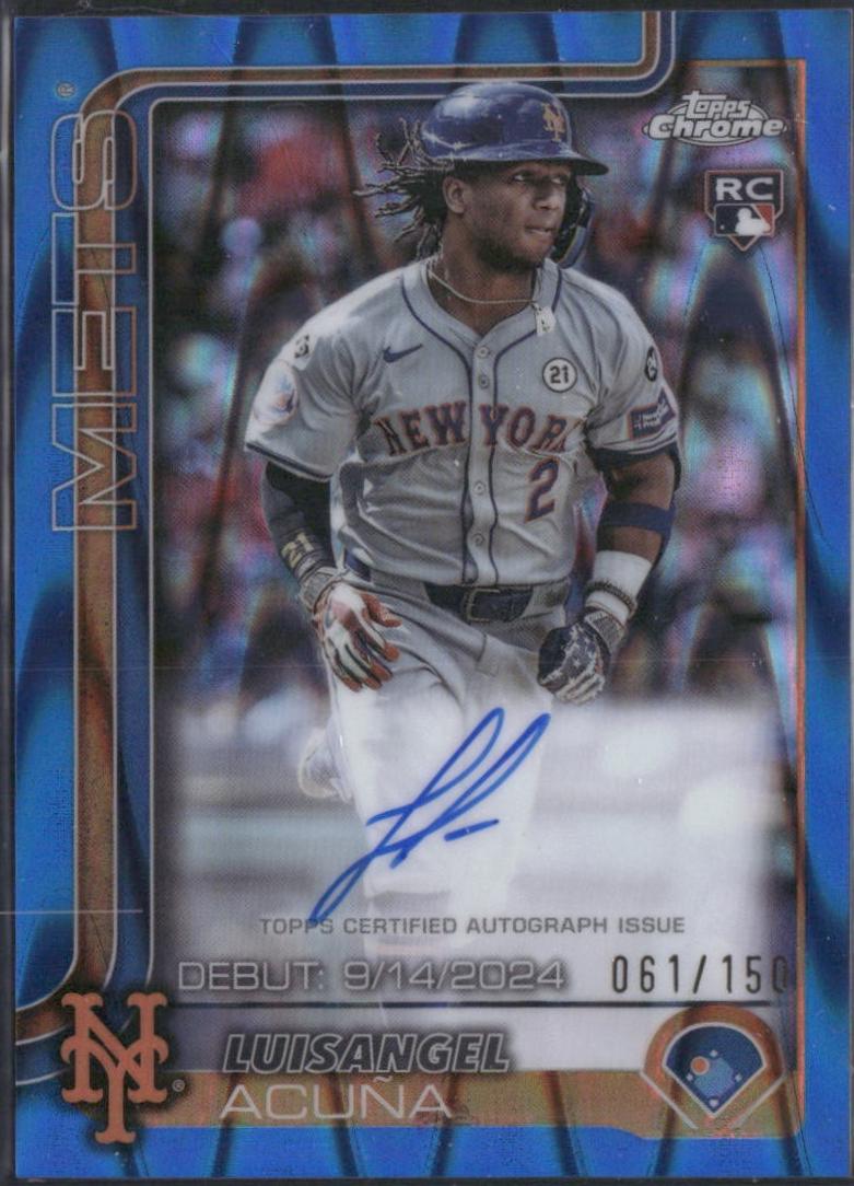 Luisangel Acuna [Blue RayWave Refractor] #CRDA-LA