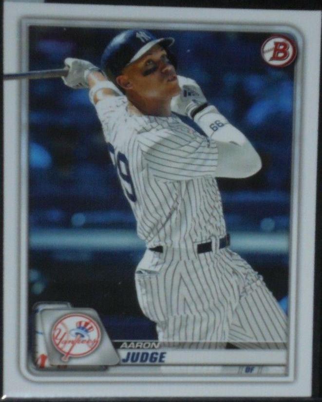 Aaron Judge #2 Baseball Cards 2020 Bowman