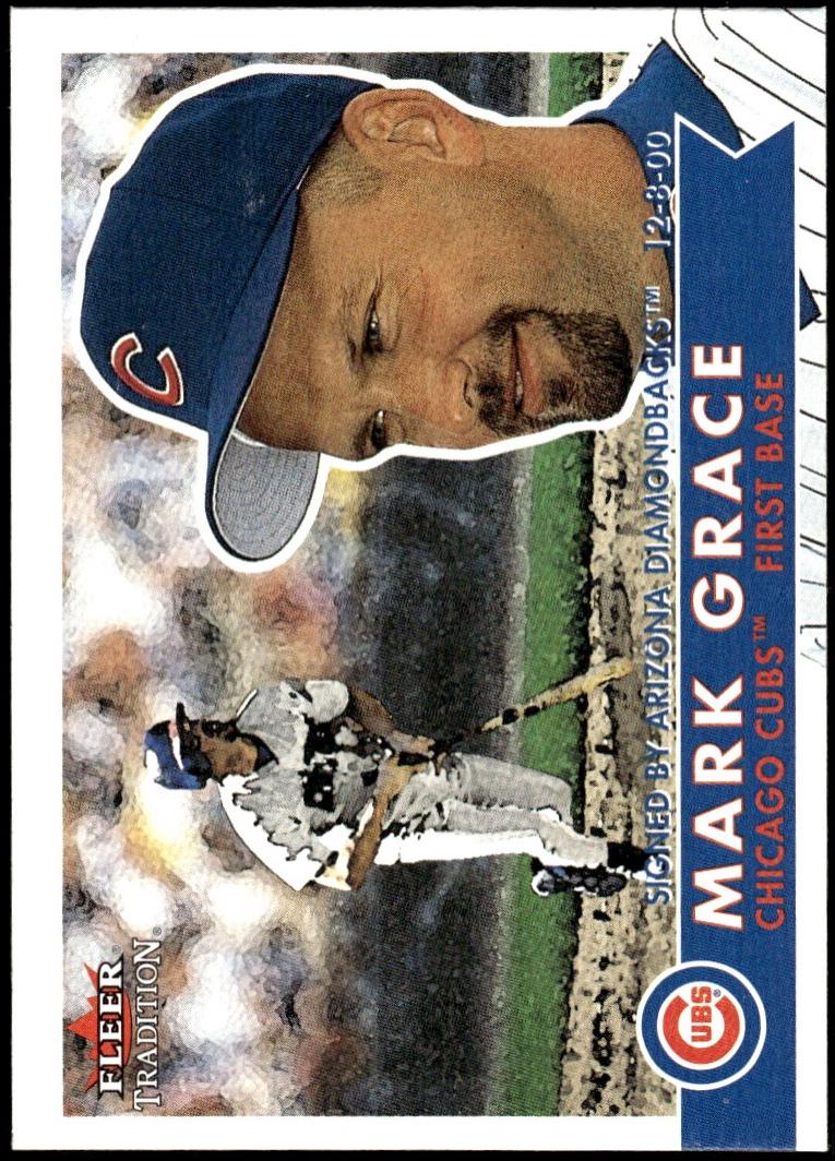 Mark Grace #238 2001 Fleer Tradition Baseball