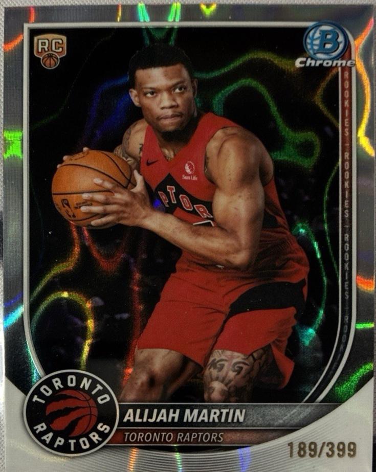 Alijah Martin [Yellow Wave Refractor] #BCV-40