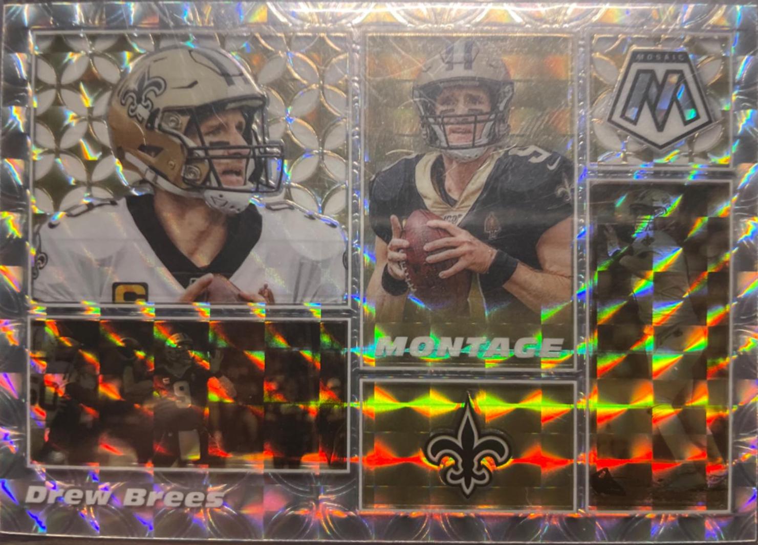 Drew Brees #M23 Football Cards 2020 Panini Mosaic Montage