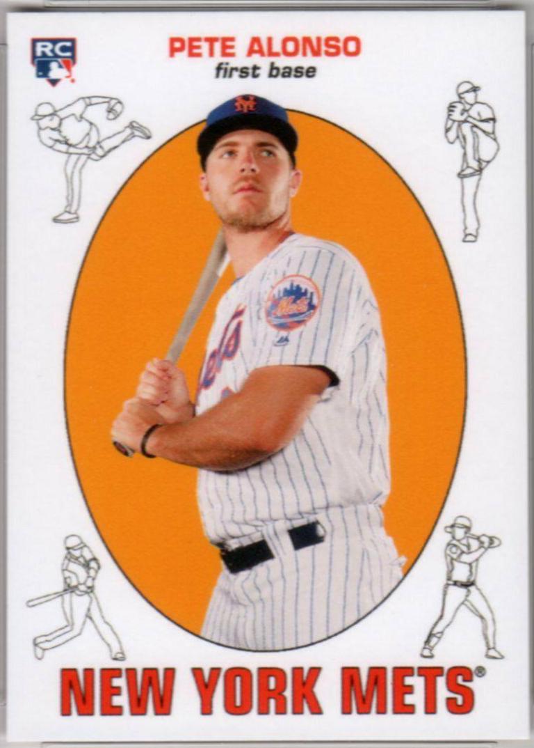 Pete Alonso #308 2019 Topps Throwback Thursday Baseball
