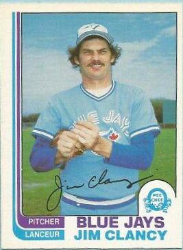Jim Clancy #28 Baseball Cards 1982 O Pee Chee