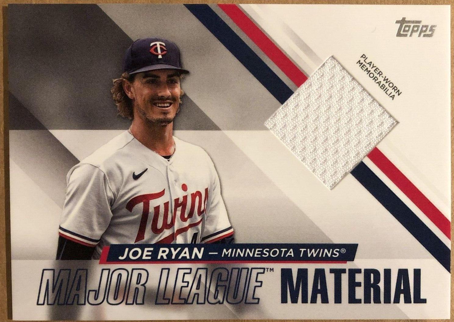 Joe Ryan #MLM-JRY 2024 Topps Major League Material Baseball