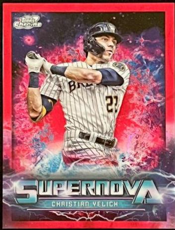 Christian Yelich [Red Flare] #SN-14