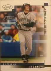 Ben Grieve #103 Baseball Cards 2003 Leaf Prices