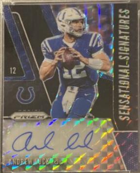 Andrew Luck #SE-ALU Football Cards 2019 Panini Prizm Sensational Signatures