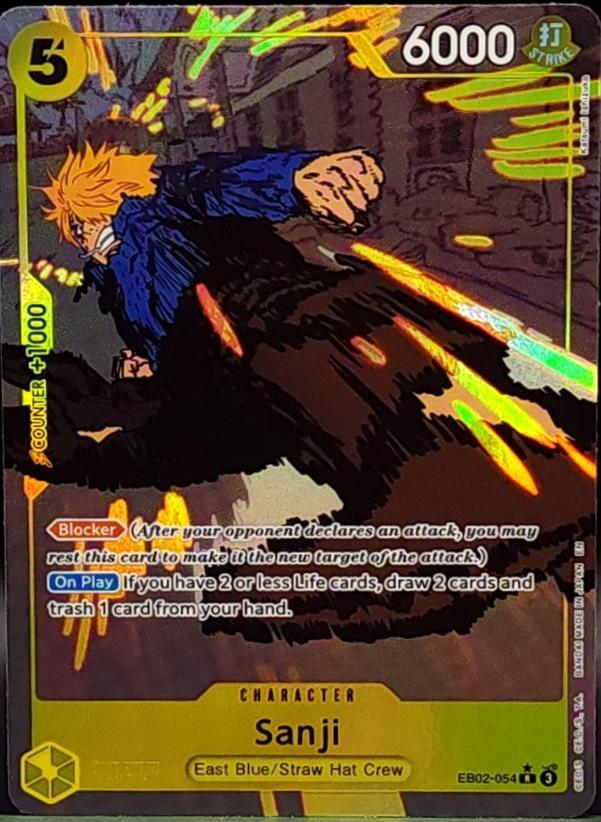 Sanji EB02-054 One Piece Extra Booster Anime 25th Collection