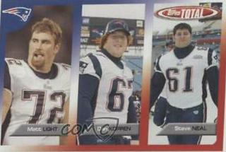 Matt Light, Dan Koppen, Steve Neal