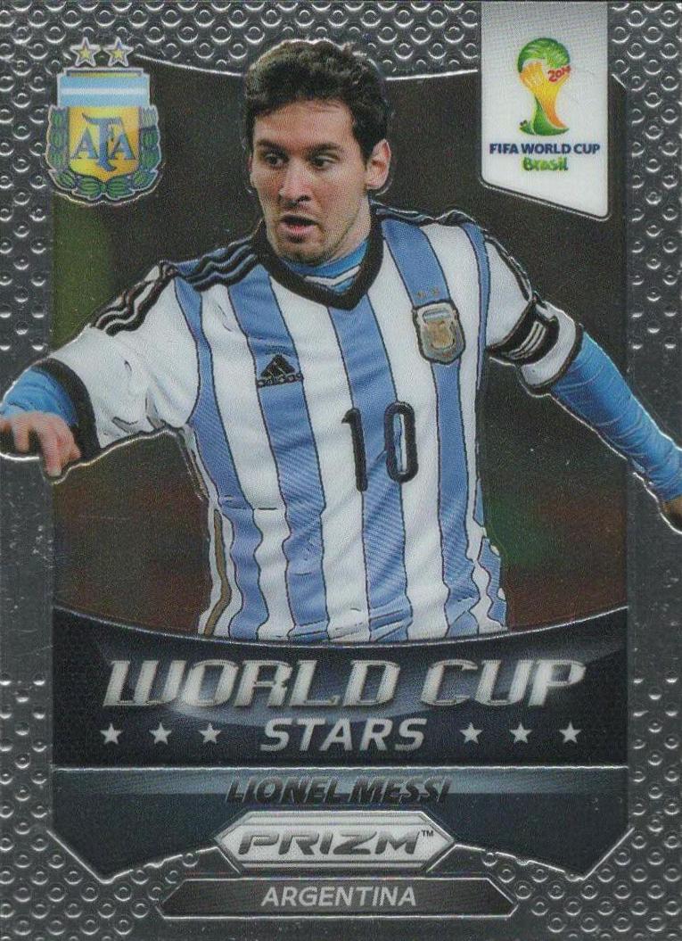 Lionel Messi #1 Soccer Cards 2014 Panini Prizm World Cup Stars