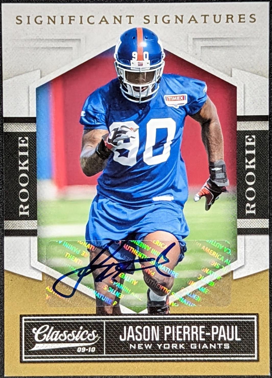 Jason Pierre-Paul #150 2010 Panini Classics Significant Signatures Football