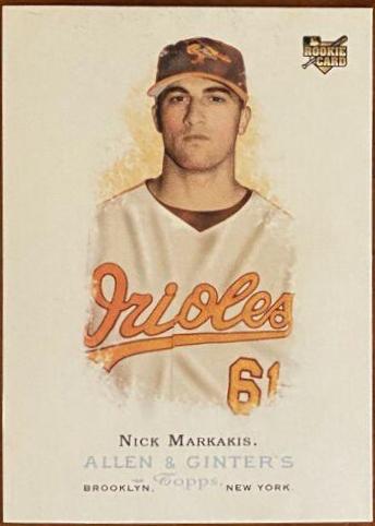 Nick Markakis #322 2006 Topps Allen & Ginter Baseball
