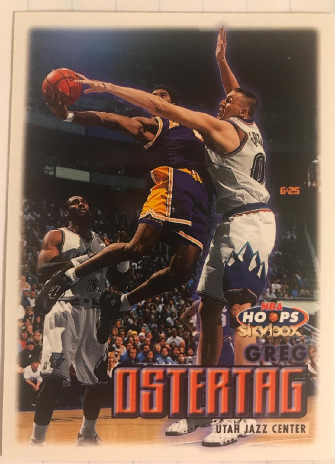 Greg Ostertag #47 Basketball Cards 1999 Hoops