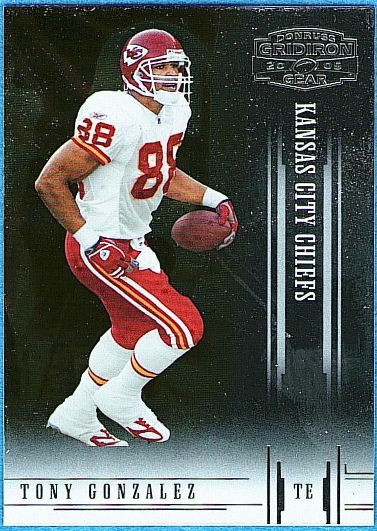 Tony Gonzalez #97 2005 Panini Donruss Gridiron Gear Football