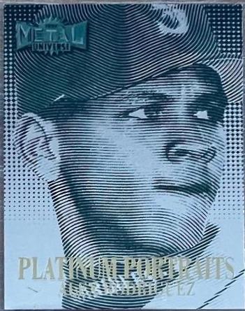 Alex Rodriguez #10 Baseball Cards 1997 Metal Universe Platinum Portraits