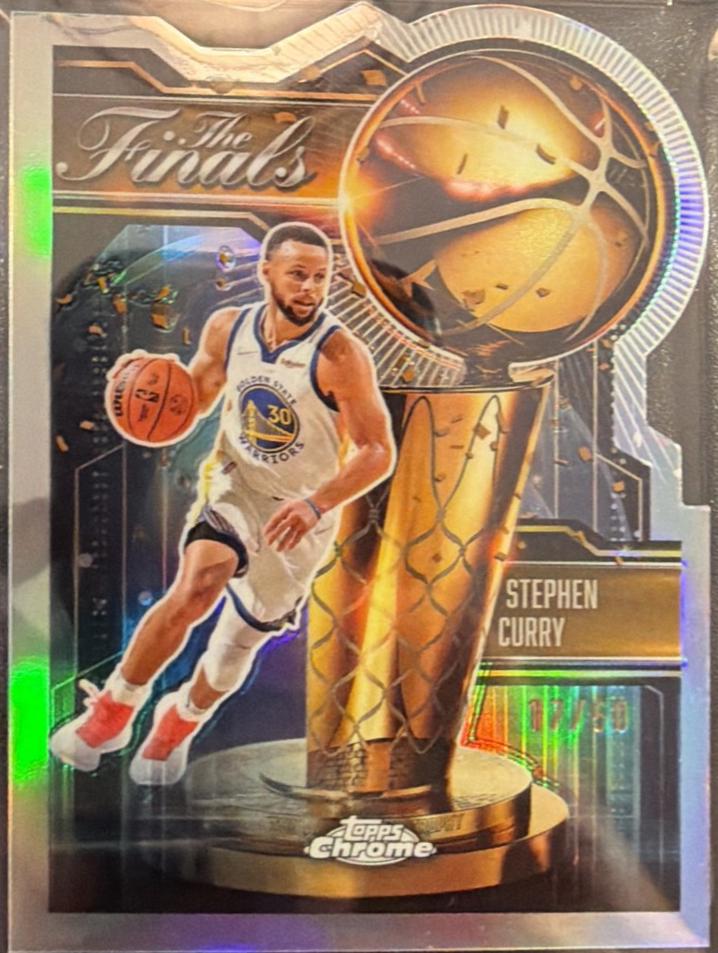 Carte Basket STEPHEN CURRY Golden State Warriors - ORANGE VERSION HOLO RARE