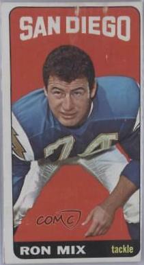 Ron Mix #168 Football Cards 1965 Topps