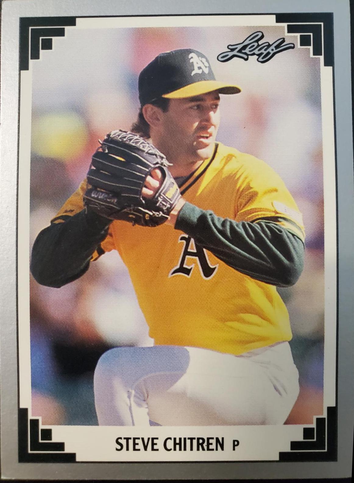 Steve Chitren #486 Baseball Cards 1991 Leaf
