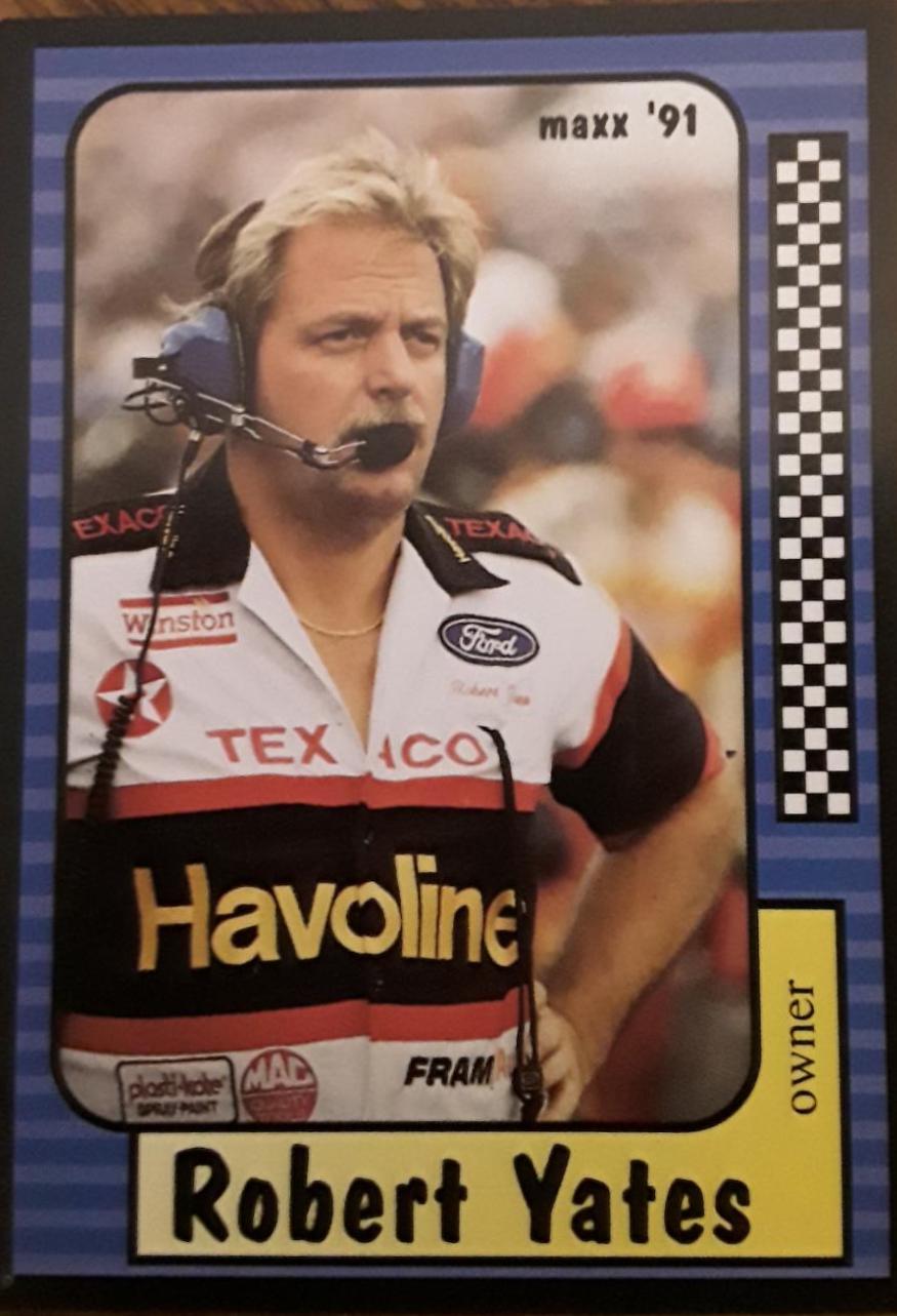 Robert Yates #35 Racing Cards 1991 Maxx