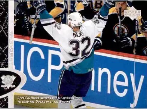 Alex Hicks #6 Hockey Cards 1996 Upper Deck