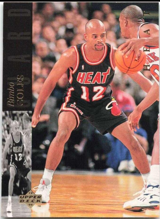 Bimbo Coles #16 Basketball Cards 1993 Upper Deck SE