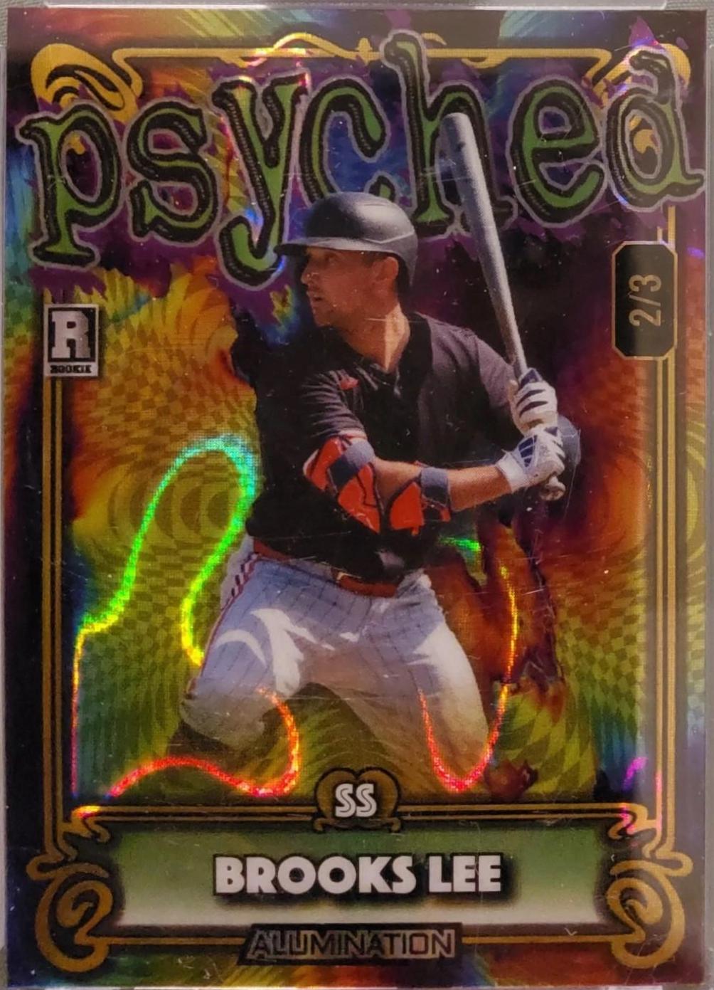 Brooks Lee #AP-BL 2024 Wild Card Alumination Just The Hits Baseball