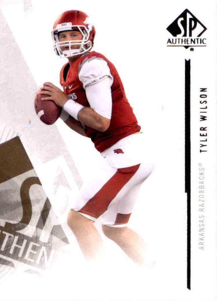 Tyler Wilson #13 Football Cards 2013 SP Authentic