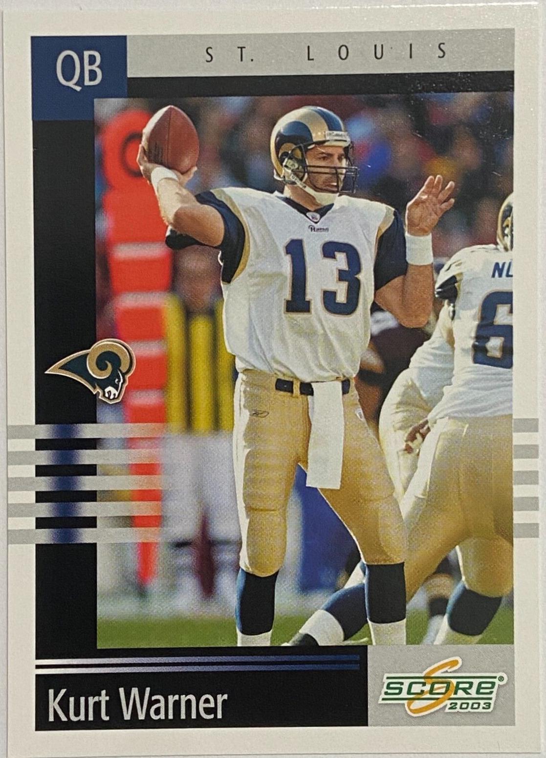 Kurt Warner #255 2003 Panini Score Football