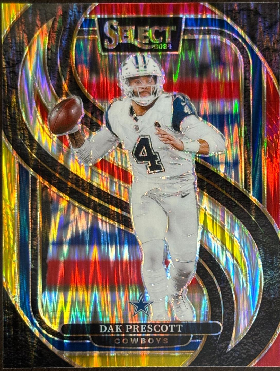 2024 Dak Prescott [Red Yellow Prizm Shock] #125
