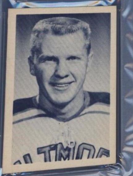 William Chalmers #52 1952 Juniors Blue Tint Hockey