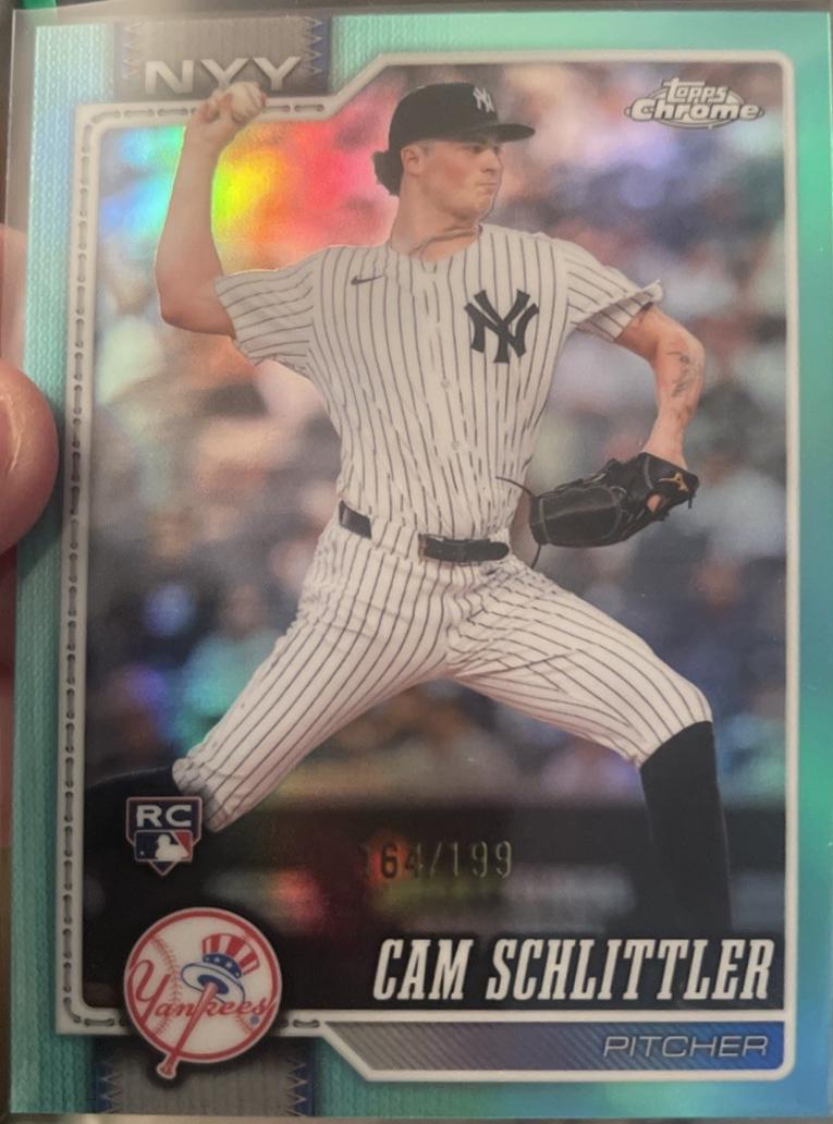 2026 Cam Schlittler [Aqua Refractor] #262