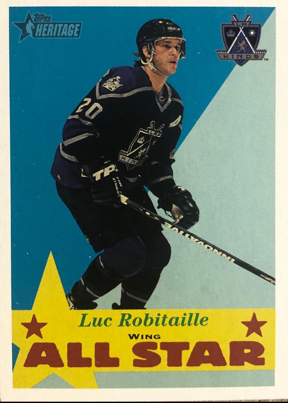Luc Robitaille #122 Hockey Cards 2001 Topps Heritage