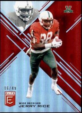 Jerry Rice #49 Football Cards 2017 Panini Elite Draft Picks