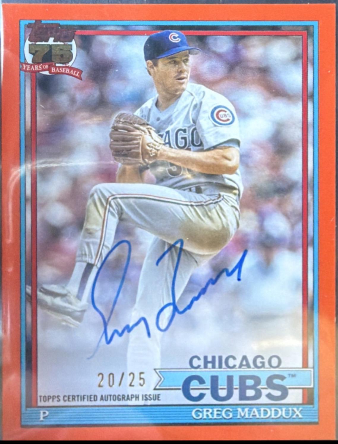 Greg Maddux [Orange] #91A-GM