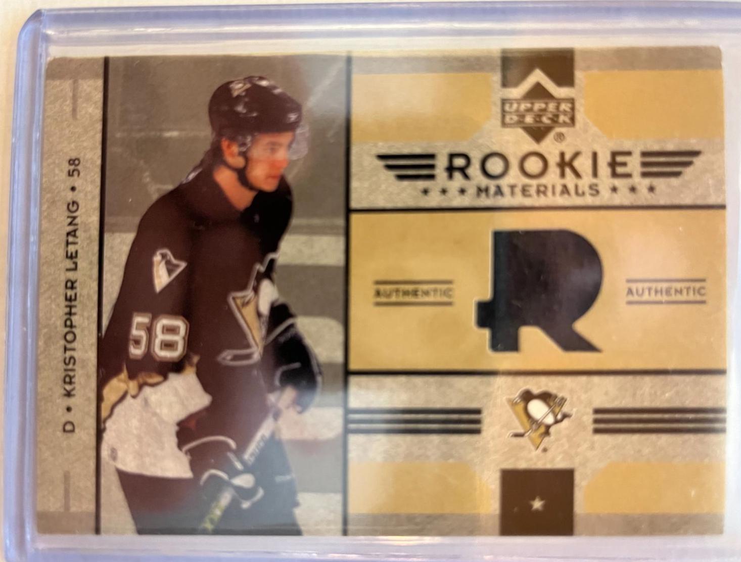 Kristopher Letang #RH-KL Hockey Cards 2006 Upper Deck Rookie Materials